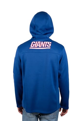 Ultra Game Men's Standard Extra Soft Fleece Full Zip Hoodie Sweatshirt Jacket, Team Color Updated