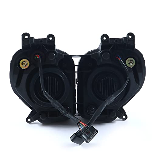 Motorcycle Front Headlight Assembly Head Light Lamp Fit for Kawasaki Z1000 2015 Housing