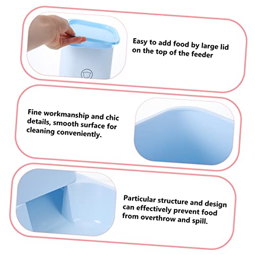 DRESSOOS 1pc Automatic Feeder Cat Dog Bowl Auto Feeder Food Dispenser Pet Water Feeder Automatic Feeding Container Dogs Cup Pets Pet Shop Pet Food Puppy Drinking Dispenser Pp Resin Blue
