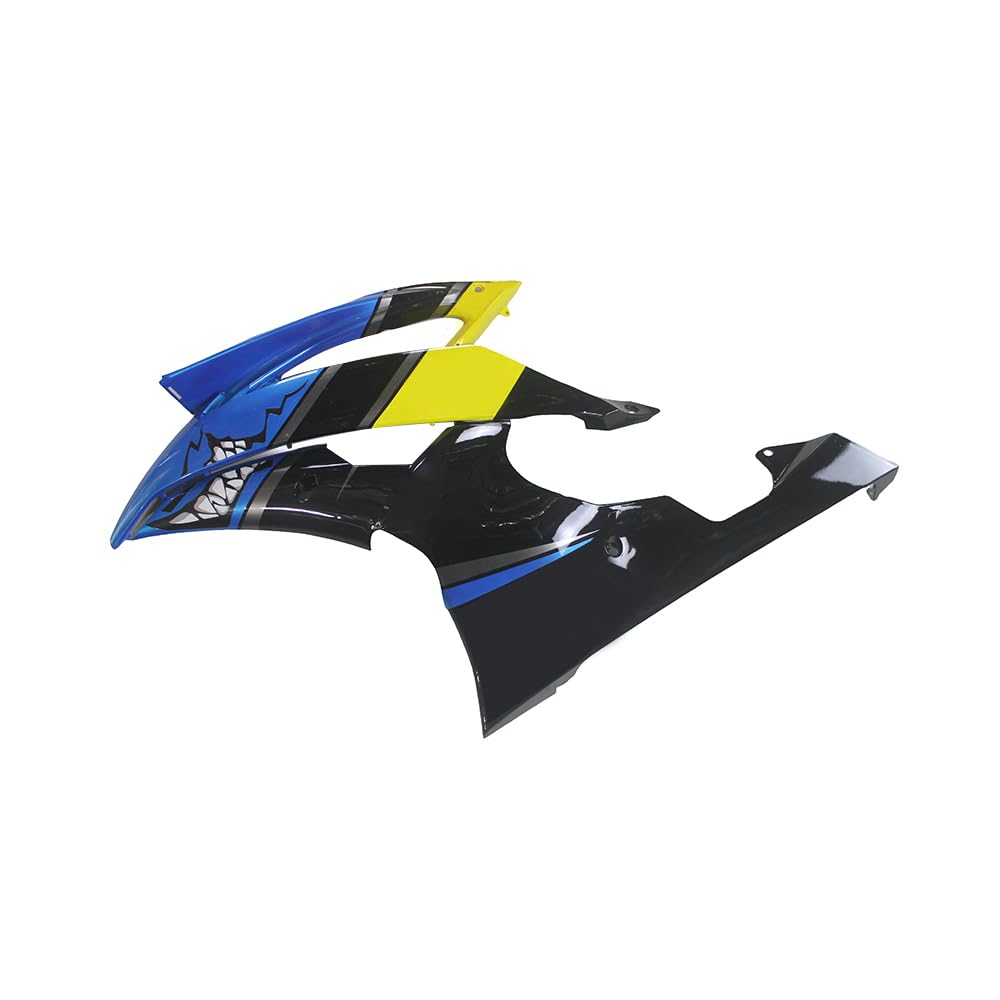 Injection Mold ABS Plastics Fairings Kit for Yamaha YZF-R6 2008-2016 Bodywork Body Kit Shark Blue Yellow