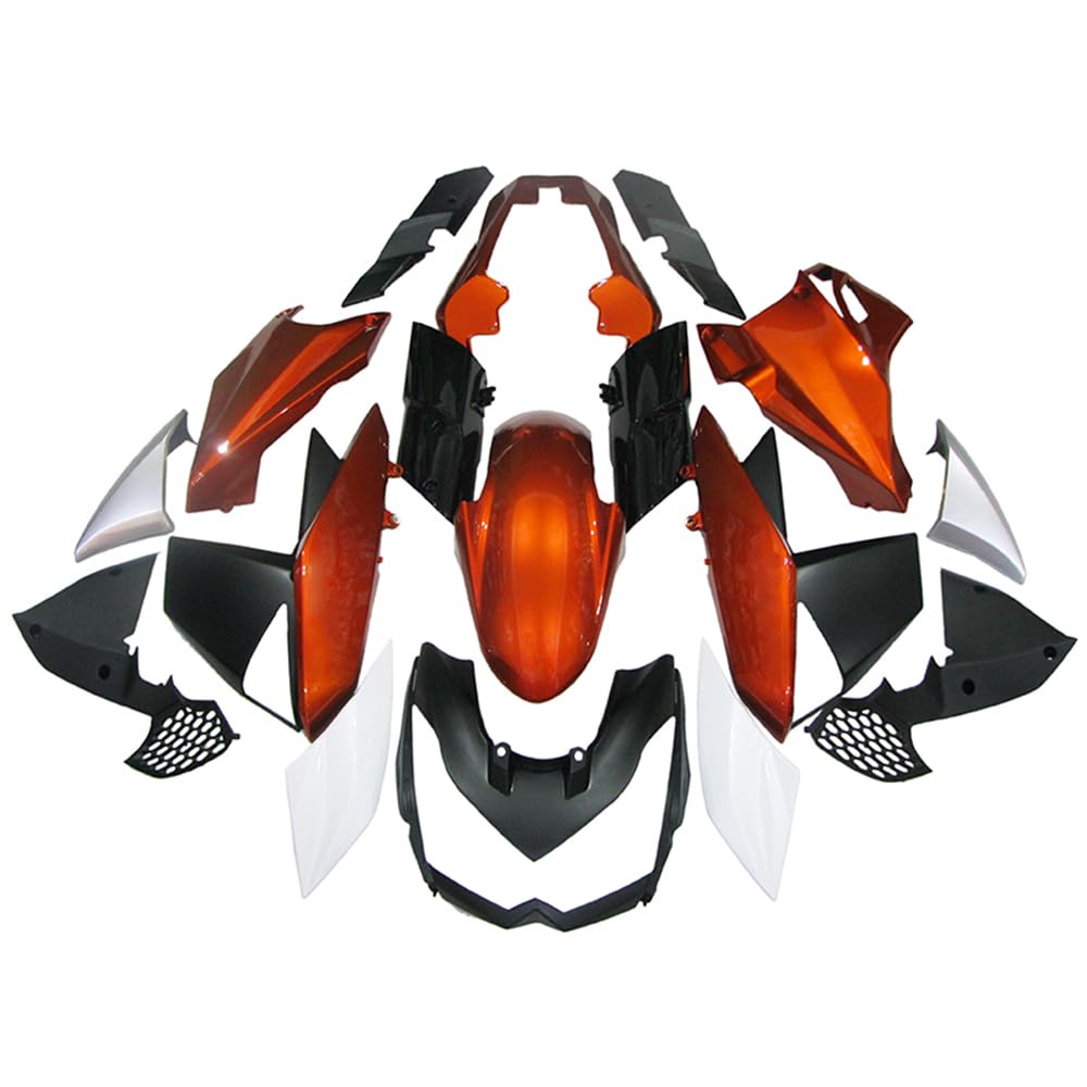 ABS Plastic Fairing Kit Fit For Kawasaki Z1000 2010 2011 2012 2013 Injection Fairings Orange White Black Bodywork
