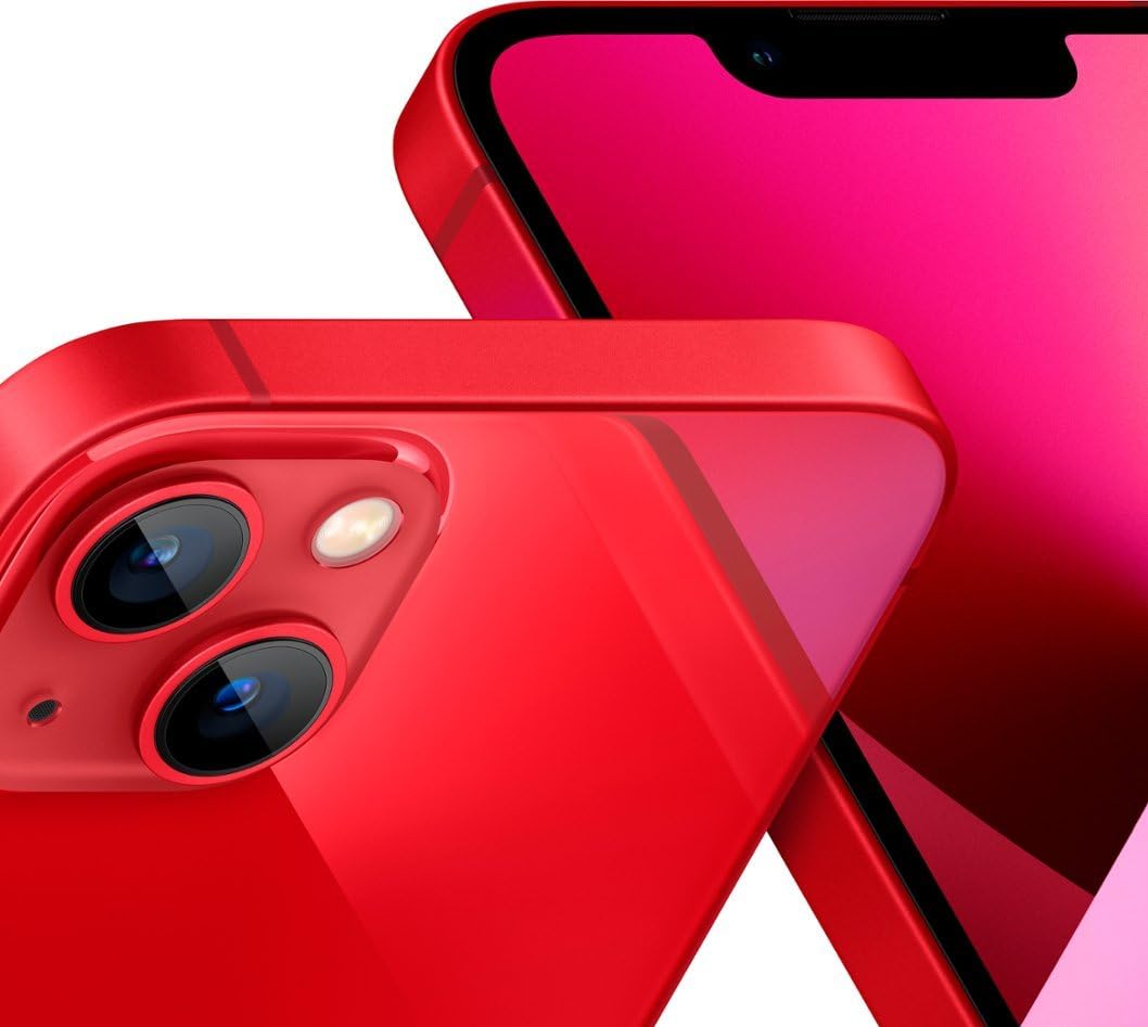 Apple iPhone 13, 256GB, (PRODUCT)RED - Unlocked (Renewed)