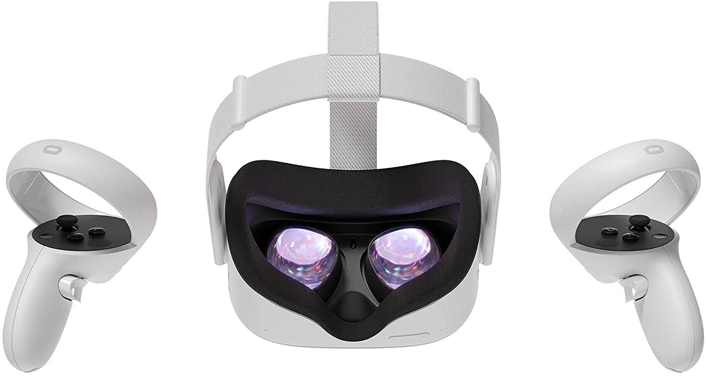 Meta Quest 2 128GB - Advanced All-in-One Virtual Reality Headset (Renewed)