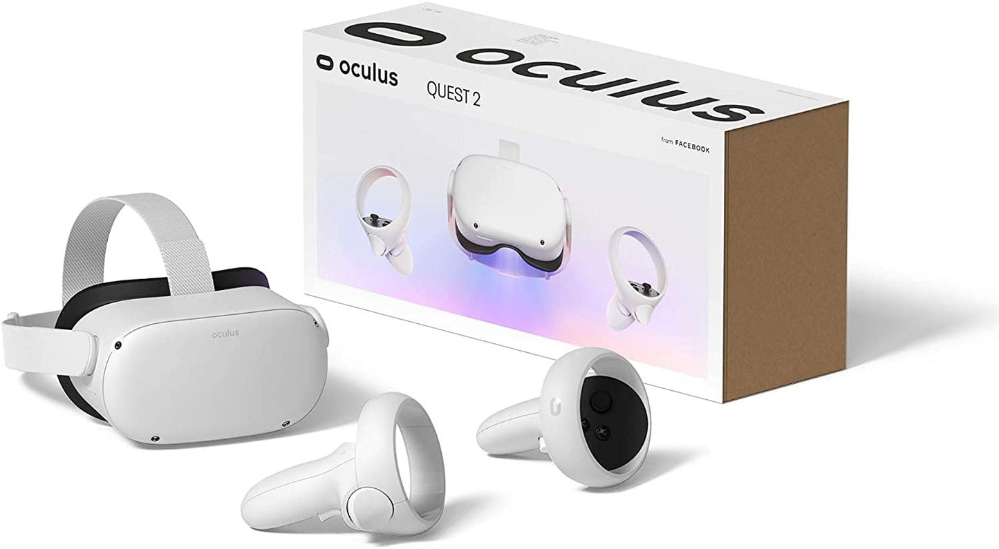 Meta Quest 2 128GB - Advanced All-in-One Virtual Reality Headset (Renewed)