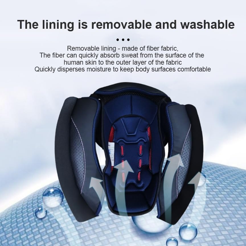 Bluetooth Full Face Motorcycle Helmet, DOT Approved Integrated Helmet, Built-in Dual Speaker with Microphone, Multiple Vents Motorbike Helmet Street Bike Helmet for Adults Men and Women S~XXXL(L,Small