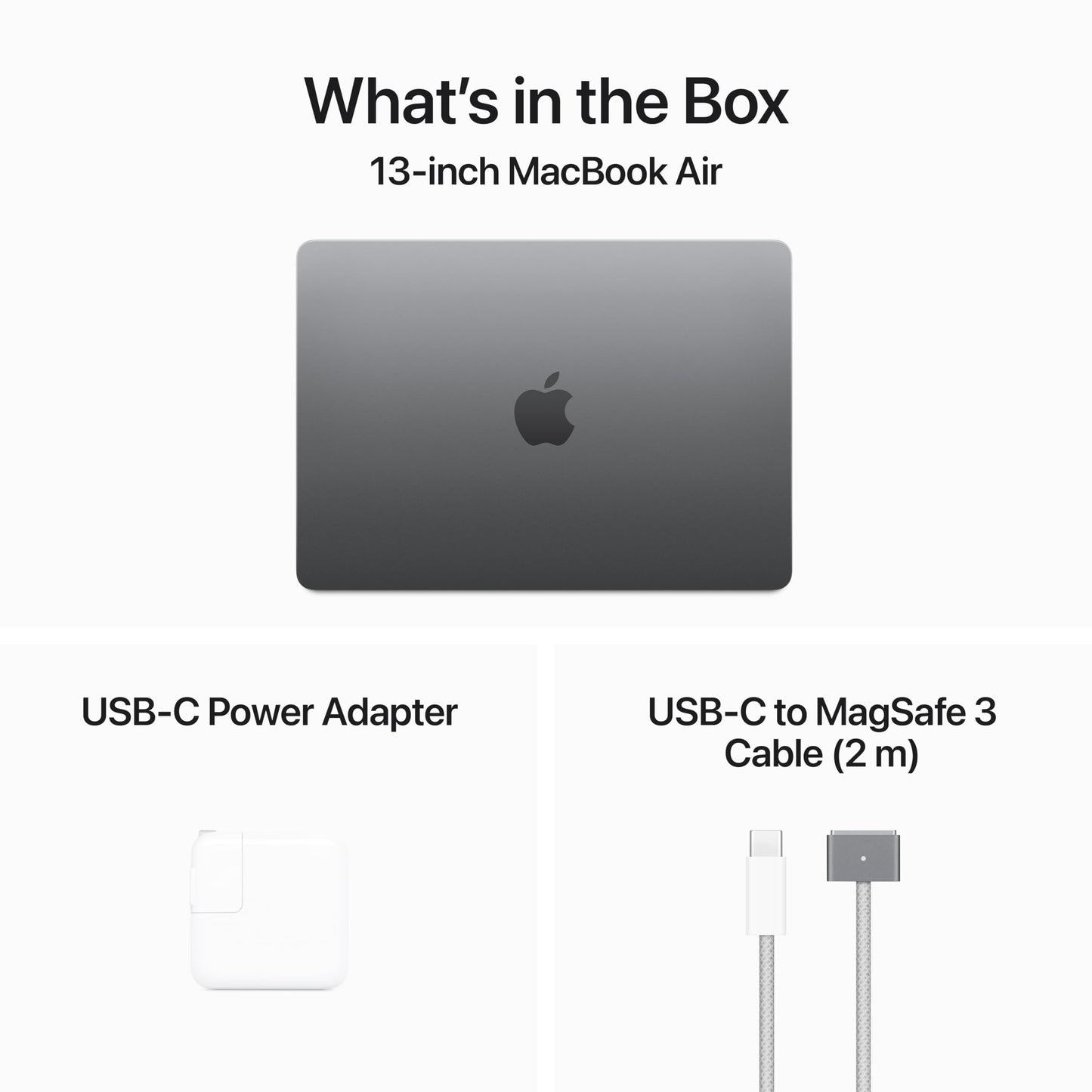 Apple 2024 MacBook Air 13-inch Laptop with M3 chip: Built for Apple Intelligence, 13.6-inch Liquid Retina Display, 16GB Unified Memory, 512GB SSD Storage, Backlit Keyboard, Touch ID; Space Gray