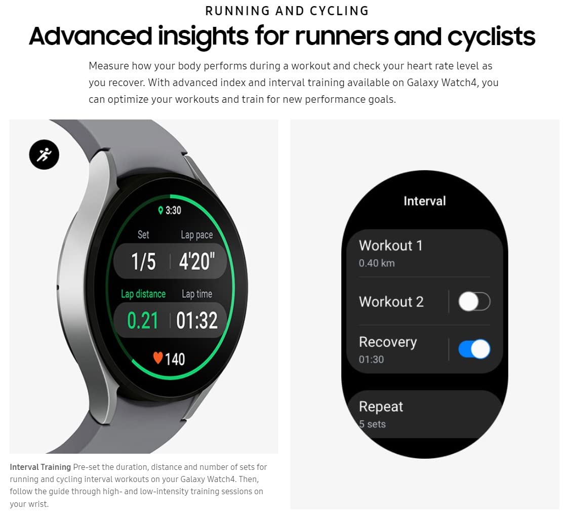 Samsung Galaxy Watch 4 Classic 46mm Smartwatch with ECG Monitor Tracker for Health Fitness Running Sleep Cycles GPS Fall Detection LTE US Version, Black (Renewed)