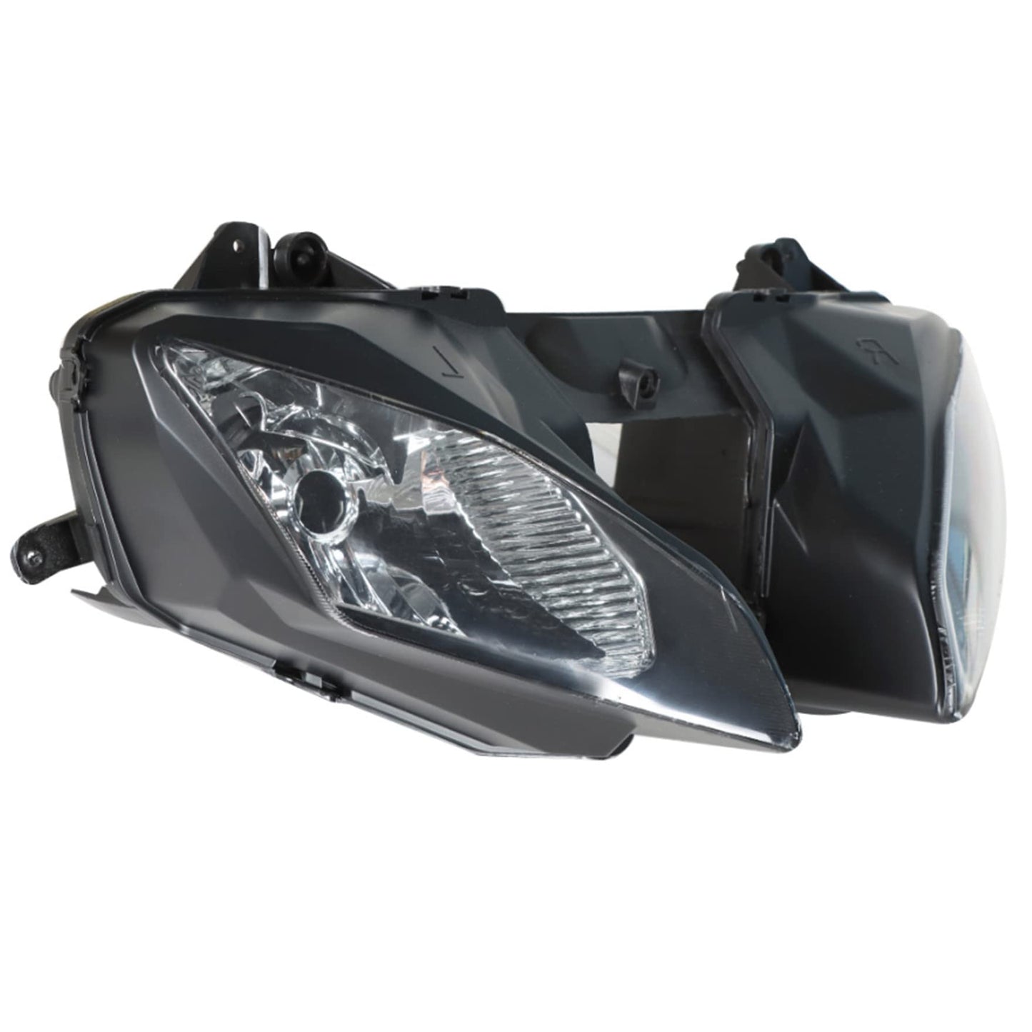 waltyotur Motorcycle Front Headlight Replacement for Yamaha YZF-R6 2008-2016