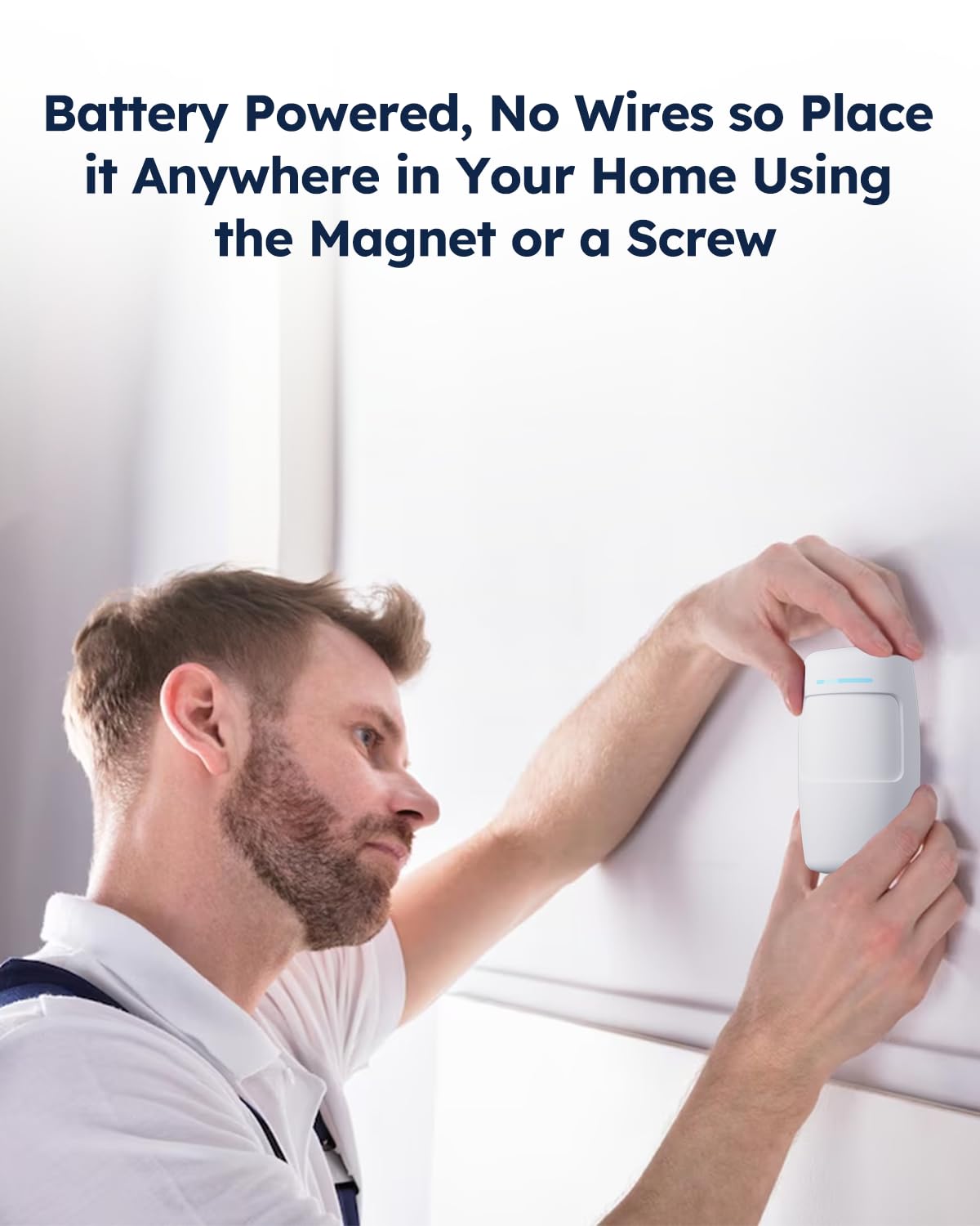 tolviviov Alarm System for Home Security, DIY Door Alarm Security Systems, Smart App Alerts, 15Piece Kit, No Monthly fee, WiFi Alarm, Door Window Motion Sensor, for Home Security, and Kids Safety
