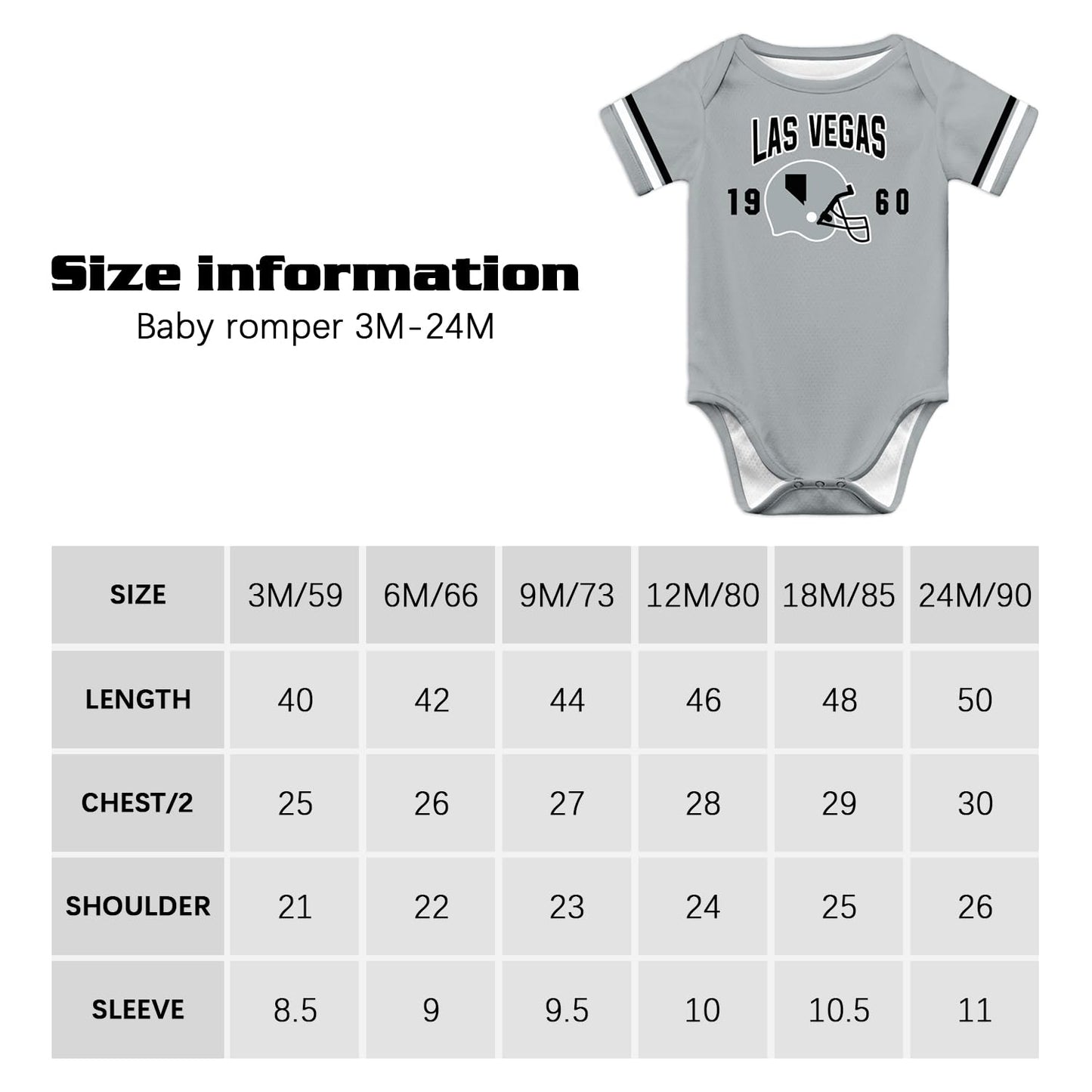 Singlory Unisex-baby Clothes for Football Fans Newborn Short-sleeve Bodysuit Infant Boys Girls Apparel 3 Months