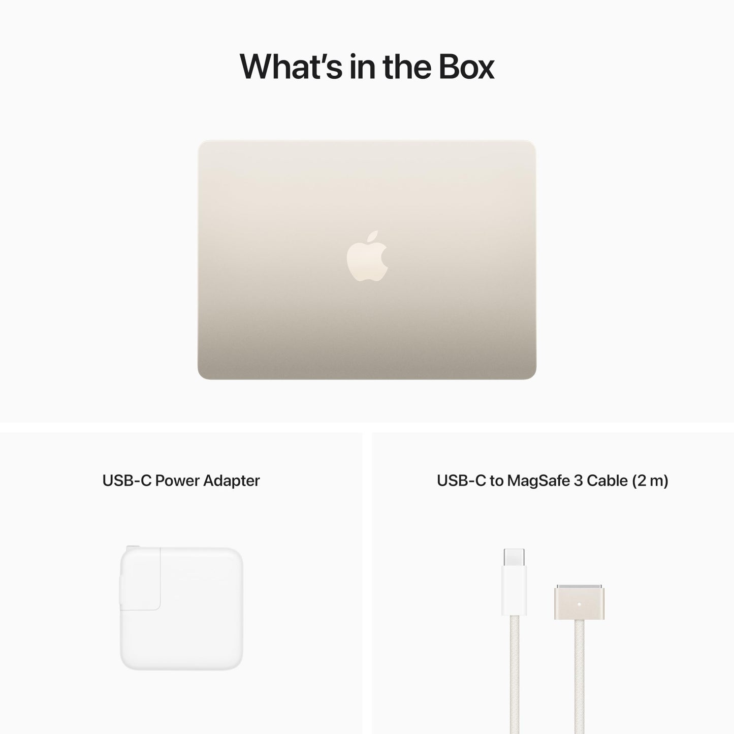 Apple 2022 MacBook Air Laptop with M2 chip: Built for Apple Intelligence, 13.6-inch Liquid Retina Display, 8GB RAM, 512GB SSD Storage, Backlit Keyboard, 1080p FaceTime HD Camera; Starlight