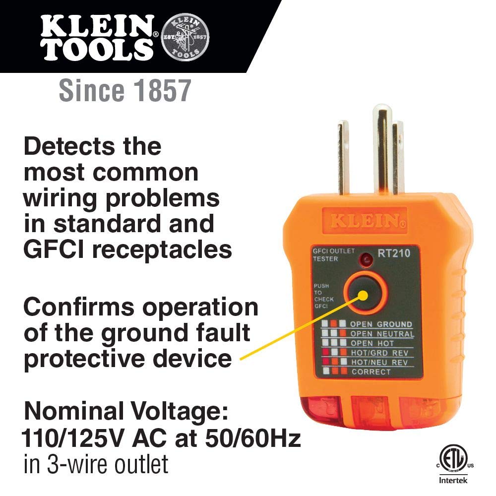 Klein Tools CL120VP Electrical Voltage Test Kit with Clamp Meter, Three Testers, Test Leads, Pouch and Batteries