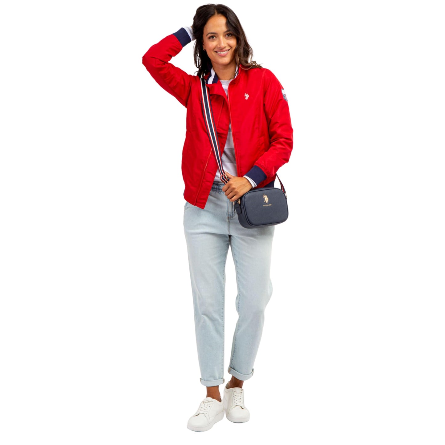 U.S. POLO ASSN. Women's Yacht Jacket, Racing Red