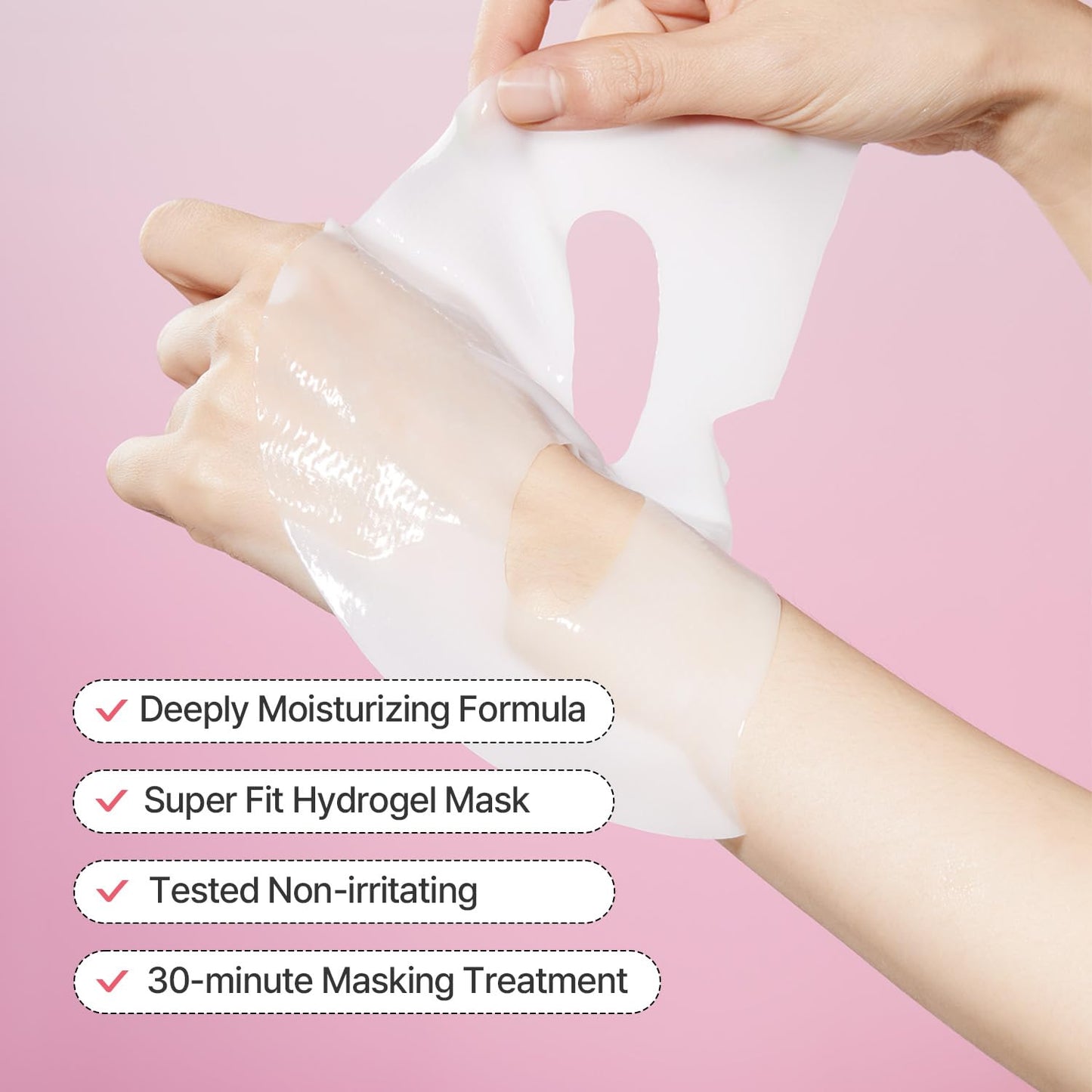 Torriden CELLMAZING Collagen Firming Gel Facial & Neck Sheet Mask (pack of 4) | Covering Neck Mask | 5D Collagen Complex, Amino Acid Complex, Peptide