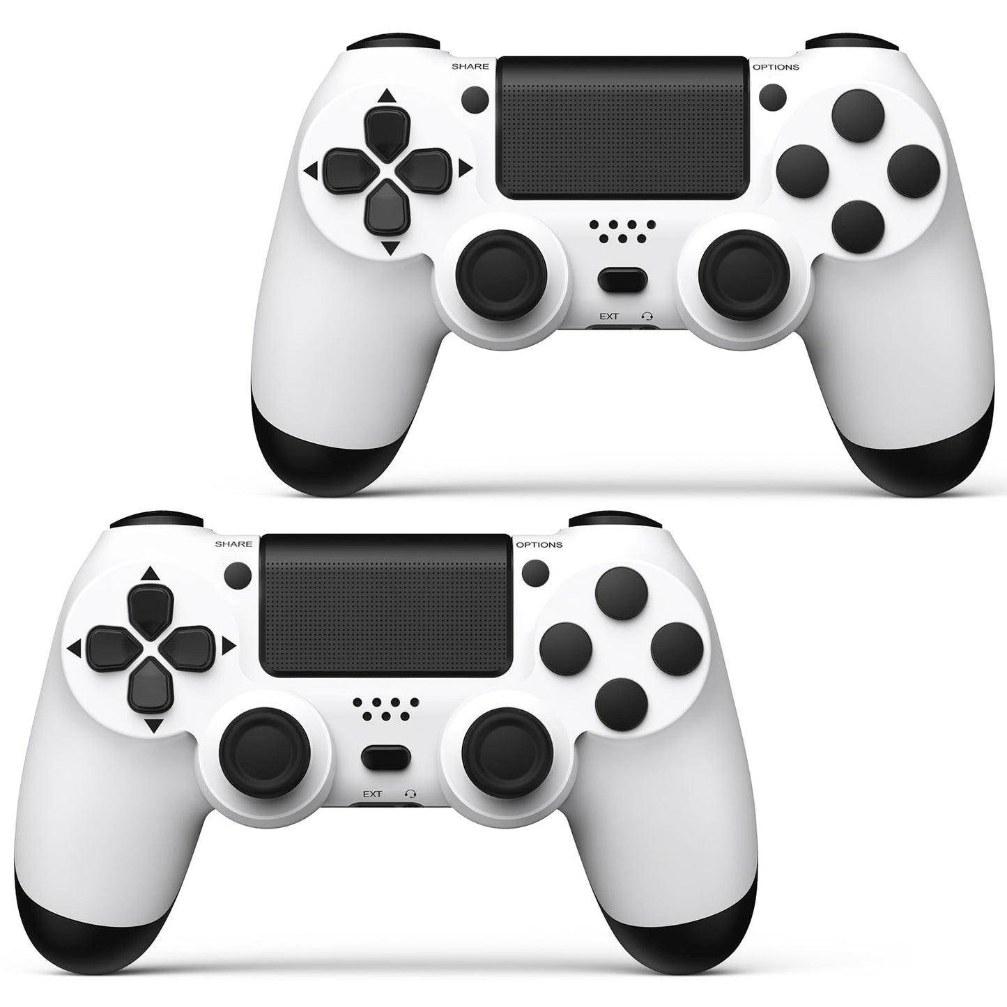 AROEVEIB for PS4 Controller 2 Pack, Wireless Game Controller with 2 USB Cable, Compatible with Playstation 4/Pro/Slim Console