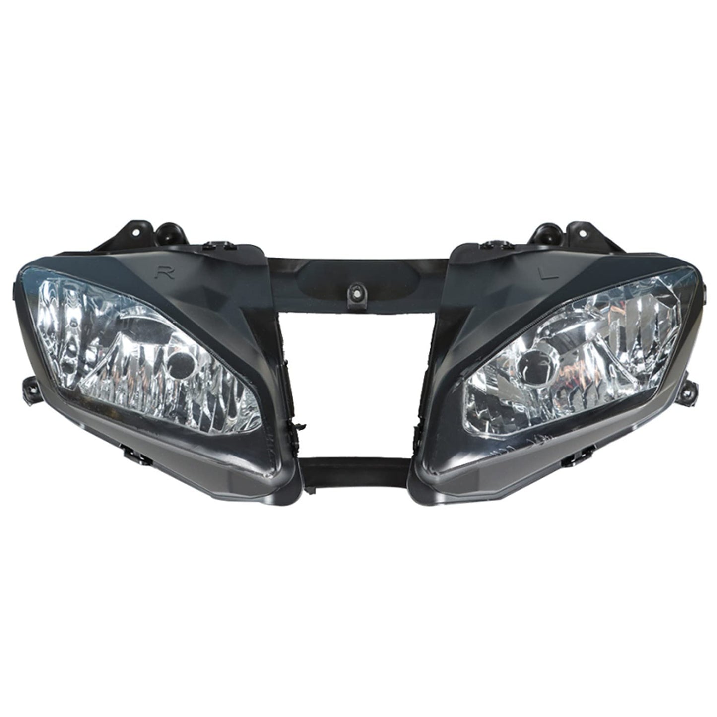 waltyotur Motorcycle Front Headlight Replacement for Yamaha YZF-R6 2008-2016