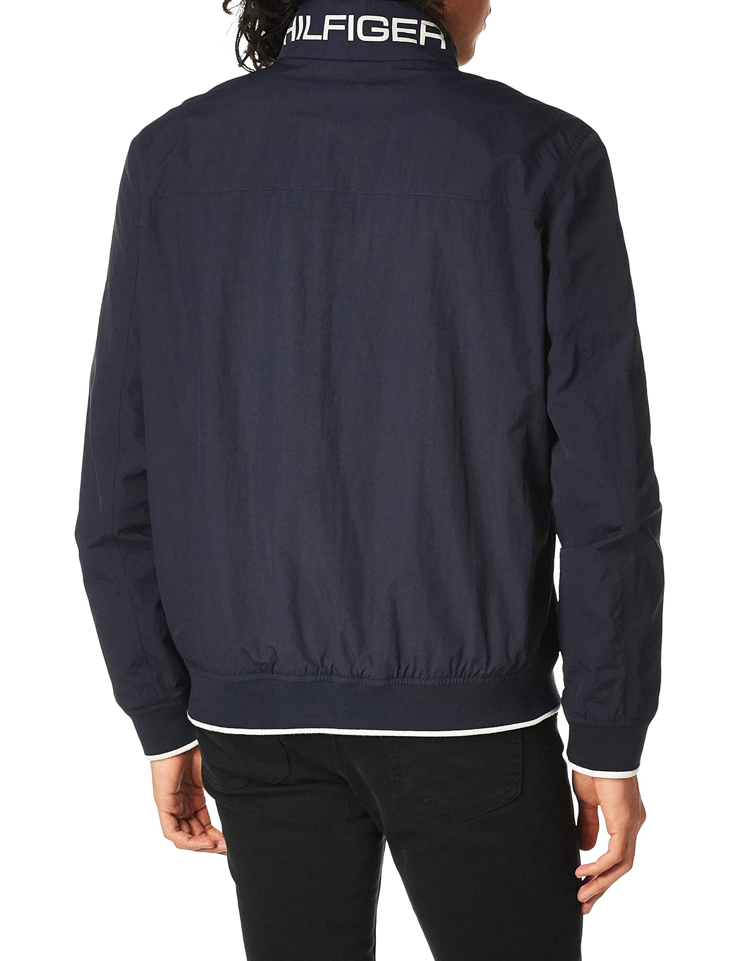 Chaqueta bomber Tommy Hilfiger Yachting para hombre, azul marino, talla mediana