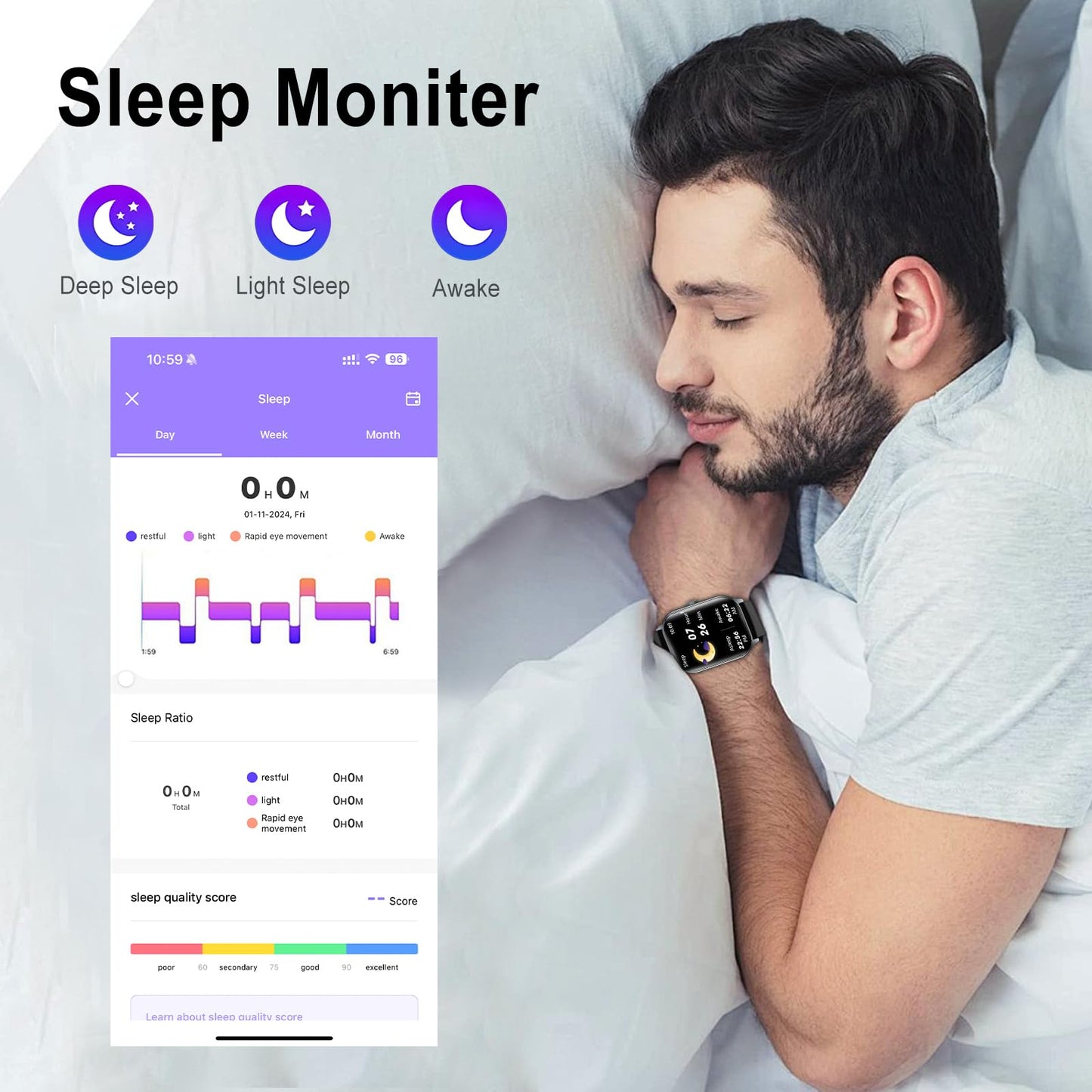 ISKOVI Smart Watch for Men Women Answer/Make Calls,Smartwatch with Heart Rate Sleep Counter Fitness Tracker, 100+ Sport Modes IP68 Waterproof Step Counter Smartwatch for iOS Android.