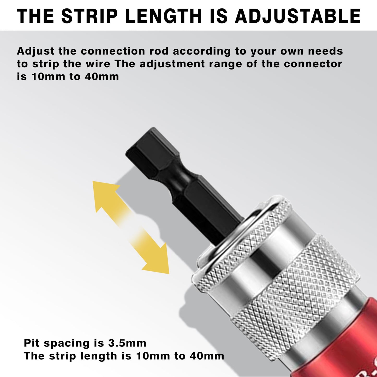 PENEYON Wire Twister Tool for Drill-6Set,2024 New Electric Wire Stripper Professional Electrician Tool Set with Multifunctional Wire Stripper,Wire Stripping and Twisting Tool