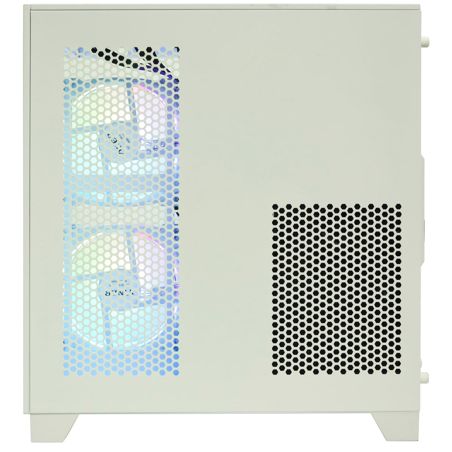 LXZ Desktop Computer AMD Ryzen 7-5700G 8 core 3.9GHz, 16G DDR4 RAM, 1TB NVME SSD, Tower Computer for Gaming, Home and Office (White)