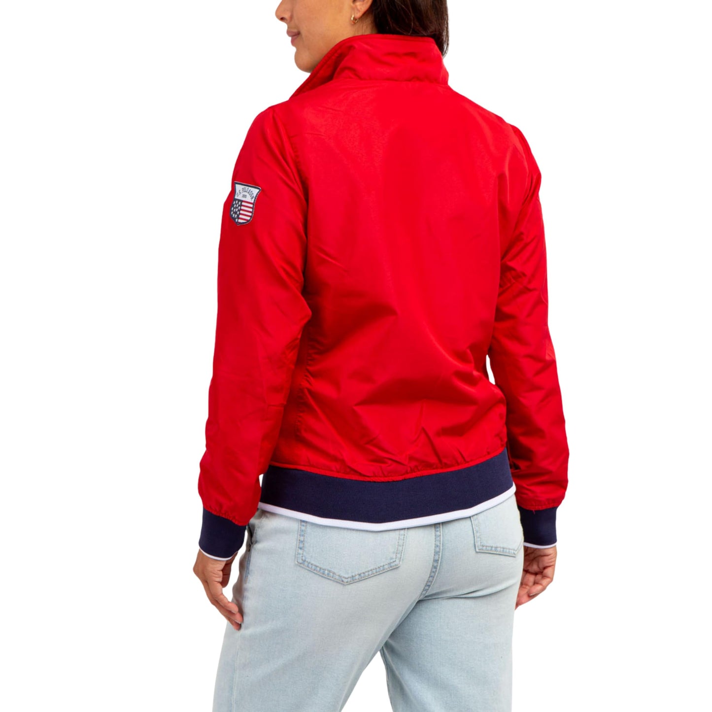 U.S. POLO ASSN. Women's Yacht Jacket, Racing Red