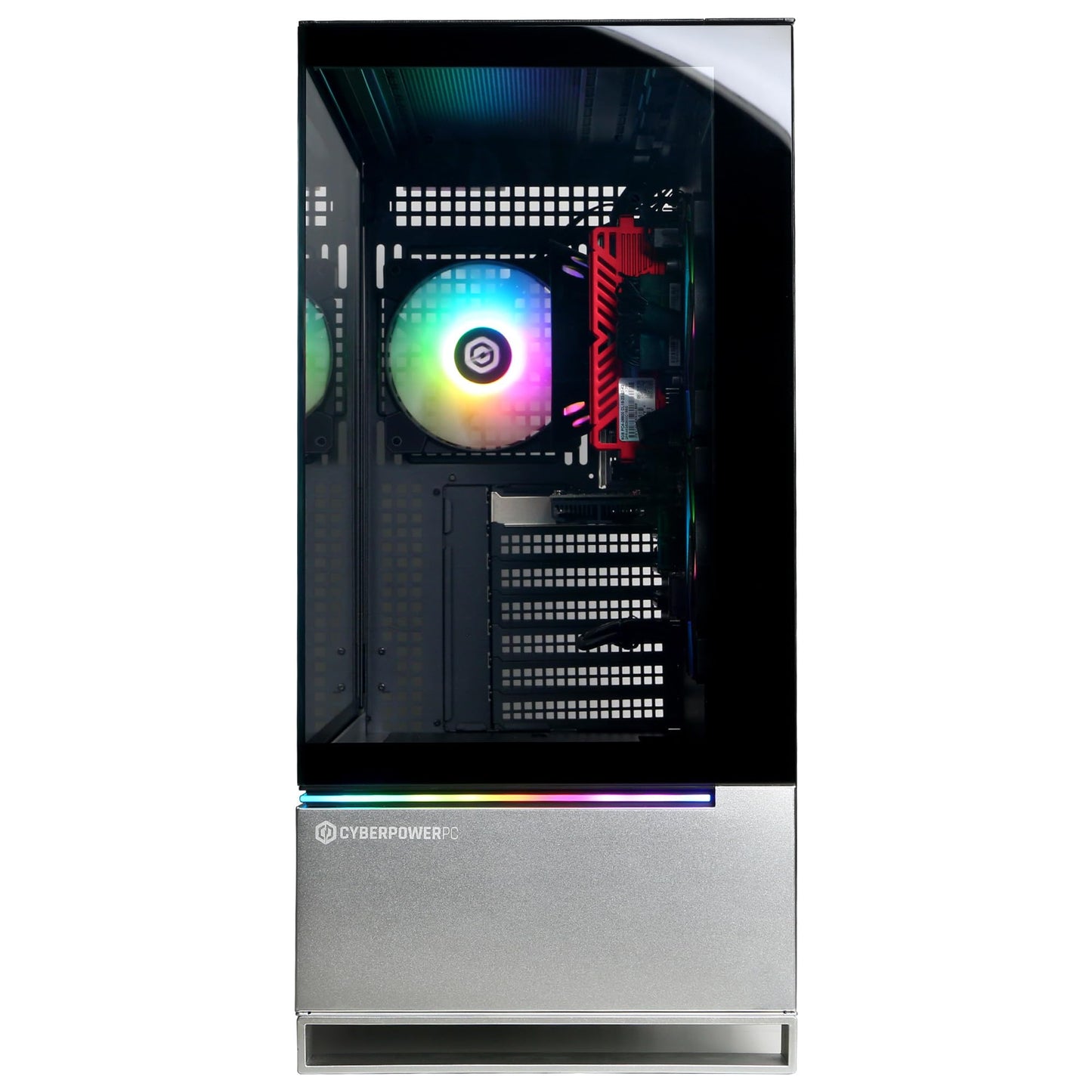 CyberPowerPC Gamer Master Gaming PC, AMD Ryzen 5 5500 3.6GHz, Radeon RX 6400 4GB, 16GB DDR4, 500GB PCIe Gen4 SSD, WiFi Ready & Windows 11 Home (GMA3100A)