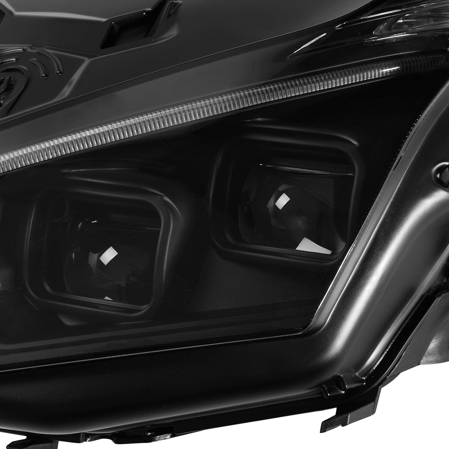 XMT-MOTO Black Front LED Headlight Assembly Fit For Kawasaki Ninja Z1000 2010-2013