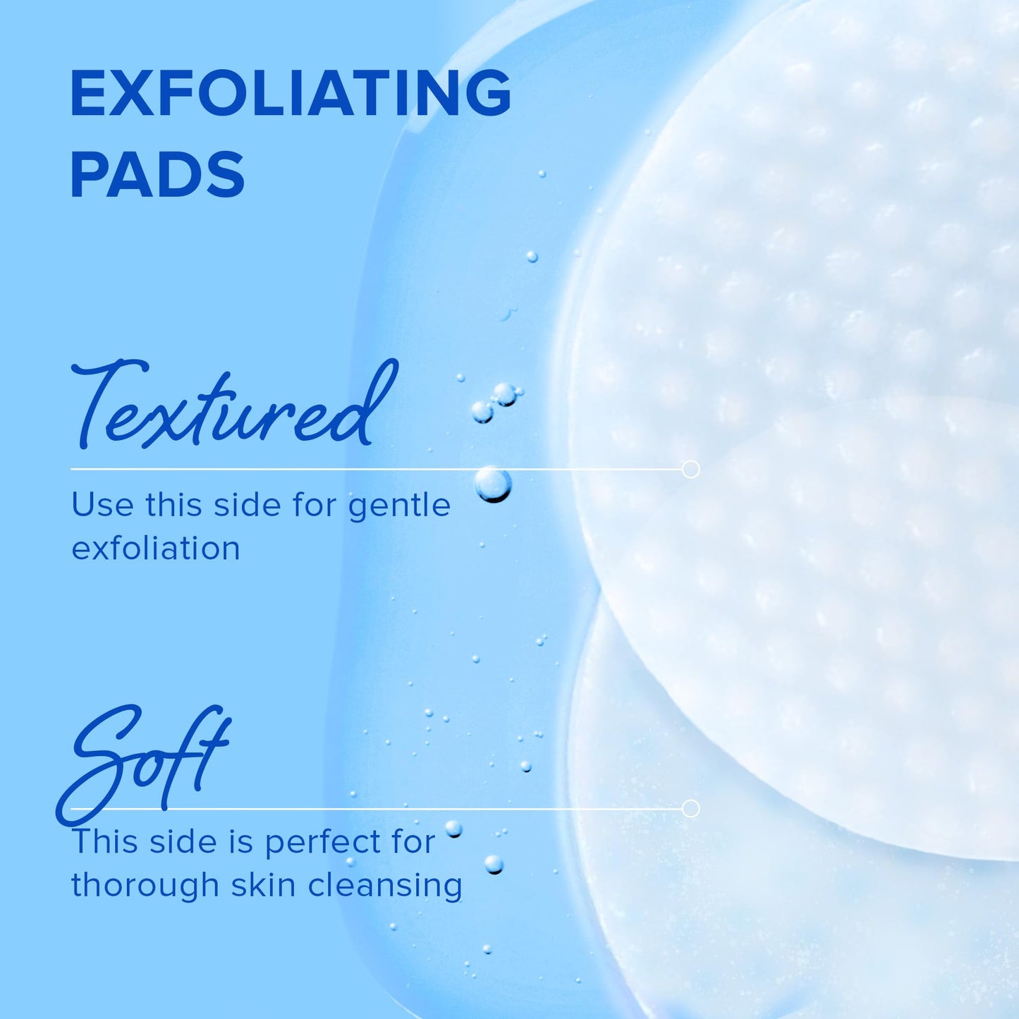 MAREE Glycolic Acid Pads - Toner Pads for Face Cleansing - Tea Tree Oil, Salicylic Acid & Vitamins E, B3, B5 - Facial Peel & Radiance Deep Cleaning Effect - 50 Pads