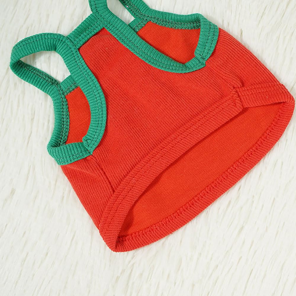 Dog Summer Clothes - Summer Funny Dog Clothes Cat Shirts Watermelon Dog Shirt Fruit Dogs Vest Cute Puppy Sleeveless Vest T-Shirt French Bulldog Tank Tops (Medium)