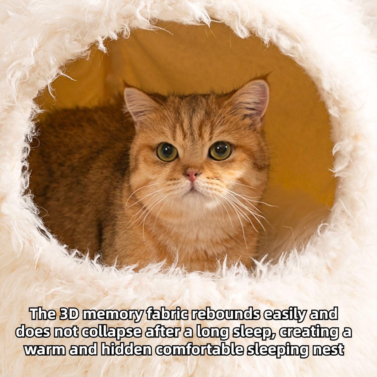 Animal Design Pet Bed Cat Dog Bed for Indoor Cats Pet Tent Cave with Removable Cushion Plush Half-Enclosed Warm House for Cats Small Dogs Kitten Puppy Sleeping (Alpacas,Small)