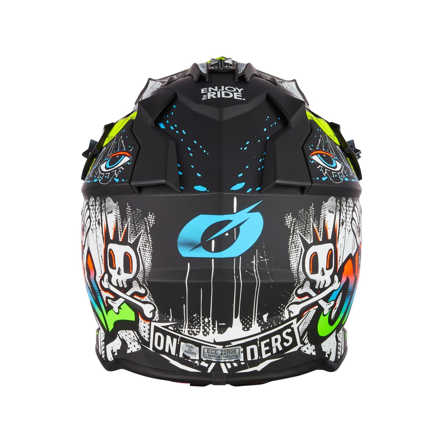 O'Neal 2SRS Helmet Adult Rancid Black/White Large