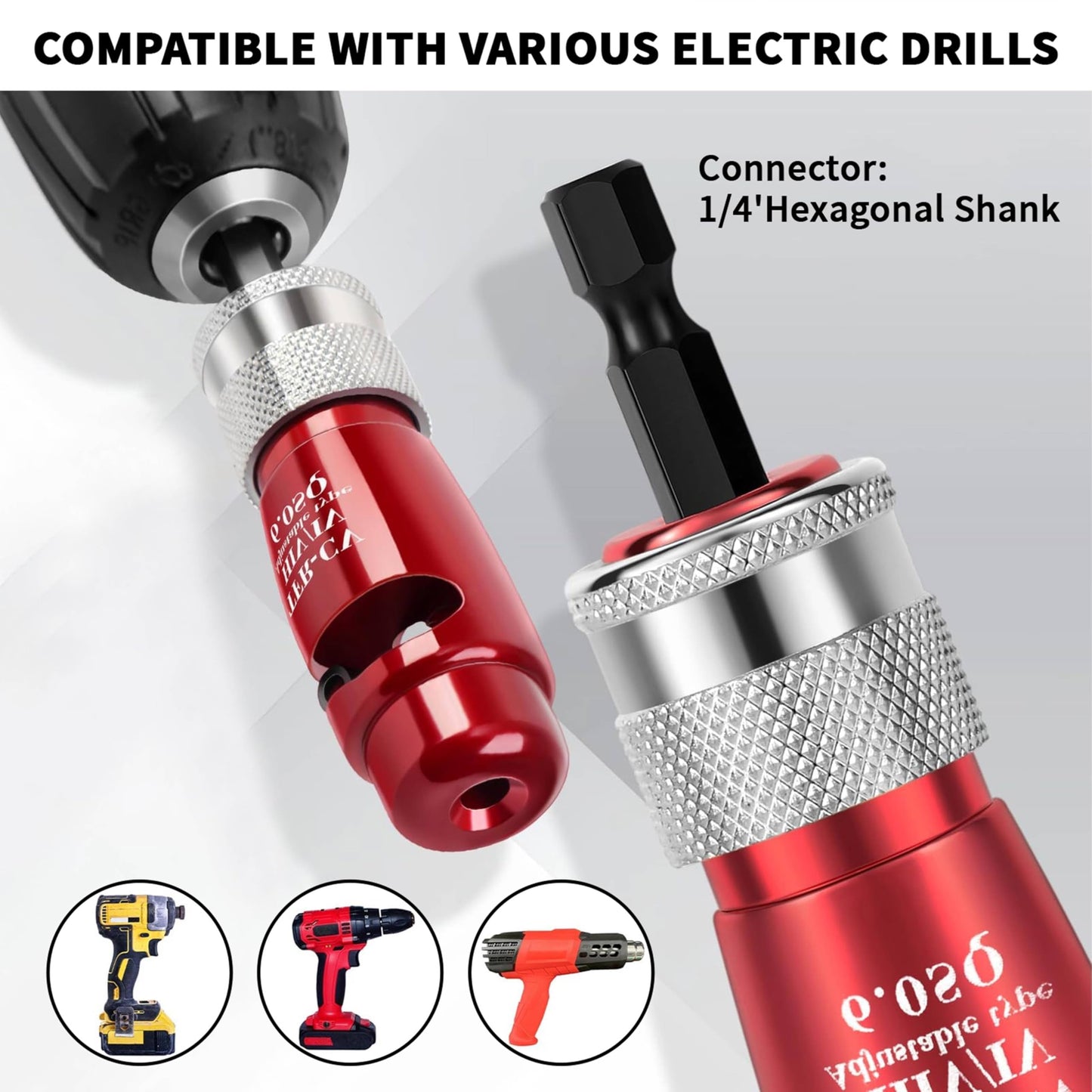 PENEYON Wire Twister Tool for Drill-6Set,2024 New Electric Wire Stripper Professional Electrician Tool Set with Multifunctional Wire Stripper,Wire Stripping and Twisting Tool