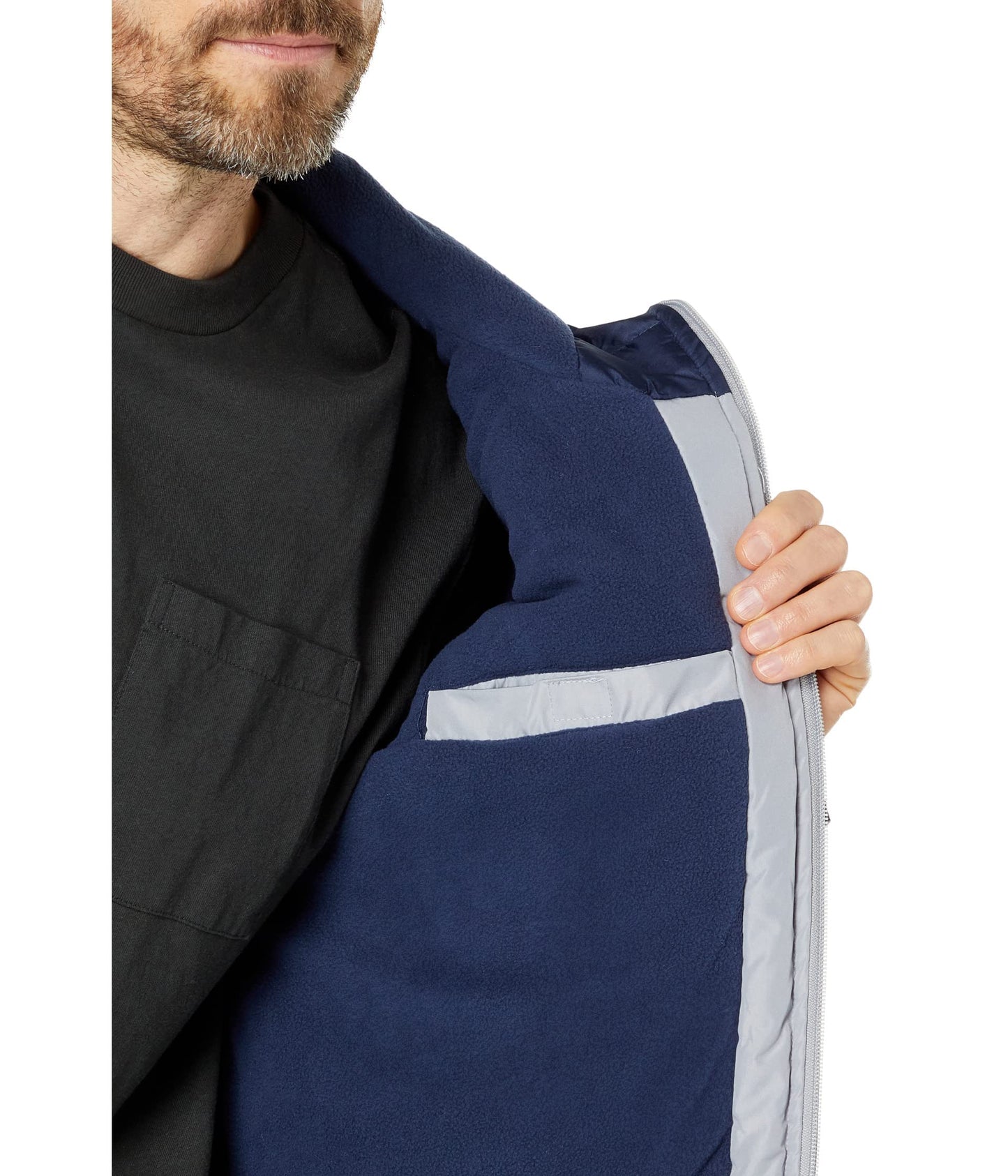 U.S. POLO ASSN. USPA Polar Fleece Jacket Vapor Grey MD