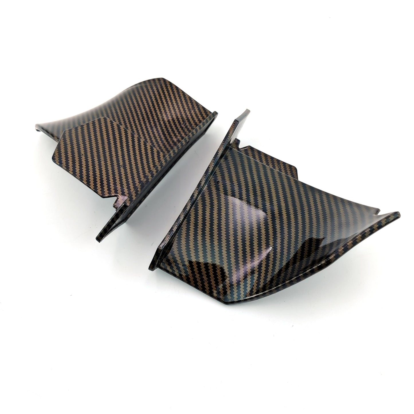 Carbon Fixed Wing Fairing Spoiler Aerodynamic for BMW S1000RR 09-14 (Carbon Fiber)