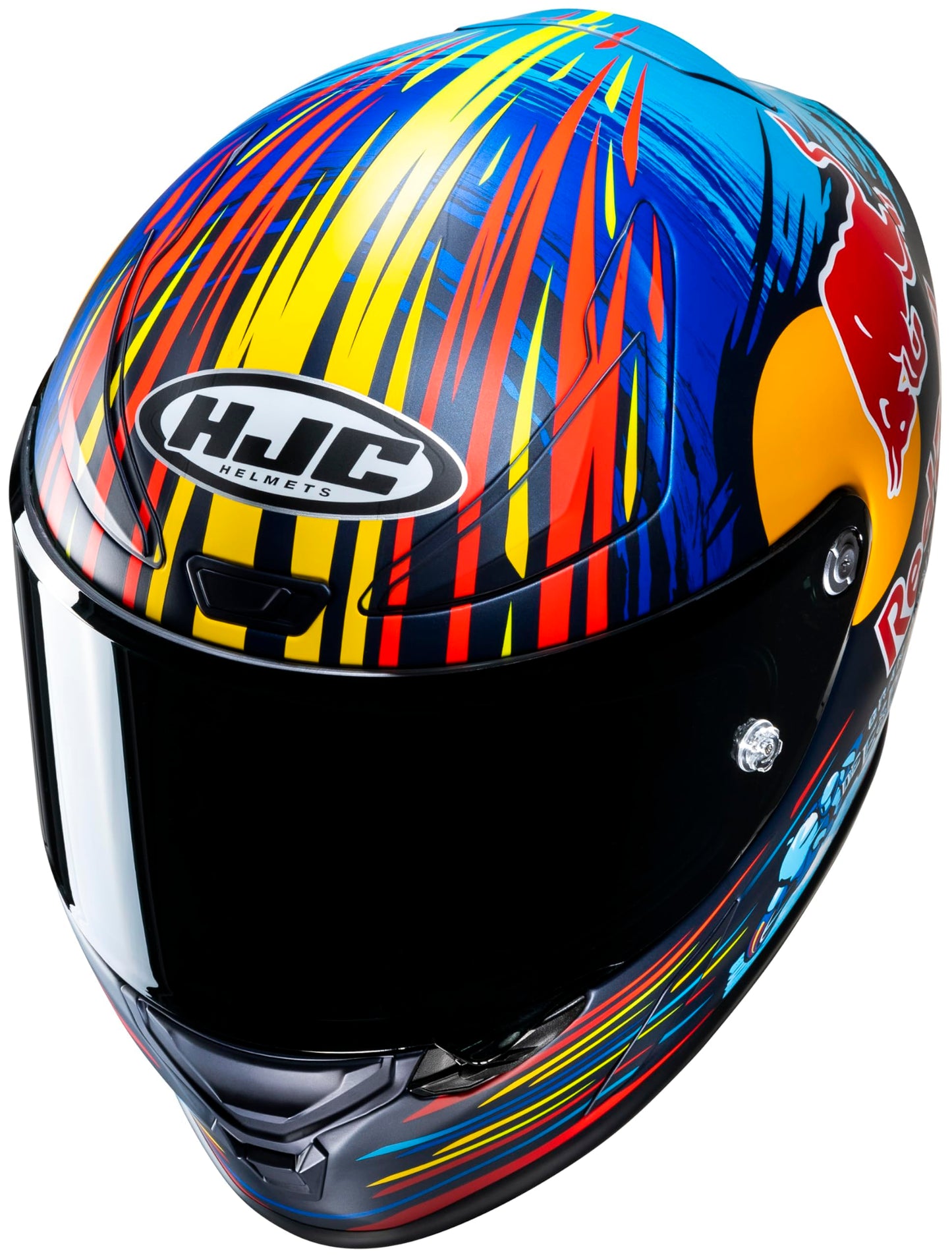 HJC RPHA 1N Jerez Red Bull Adult Street Motorcycle Helmet - MC-21SF / Medium