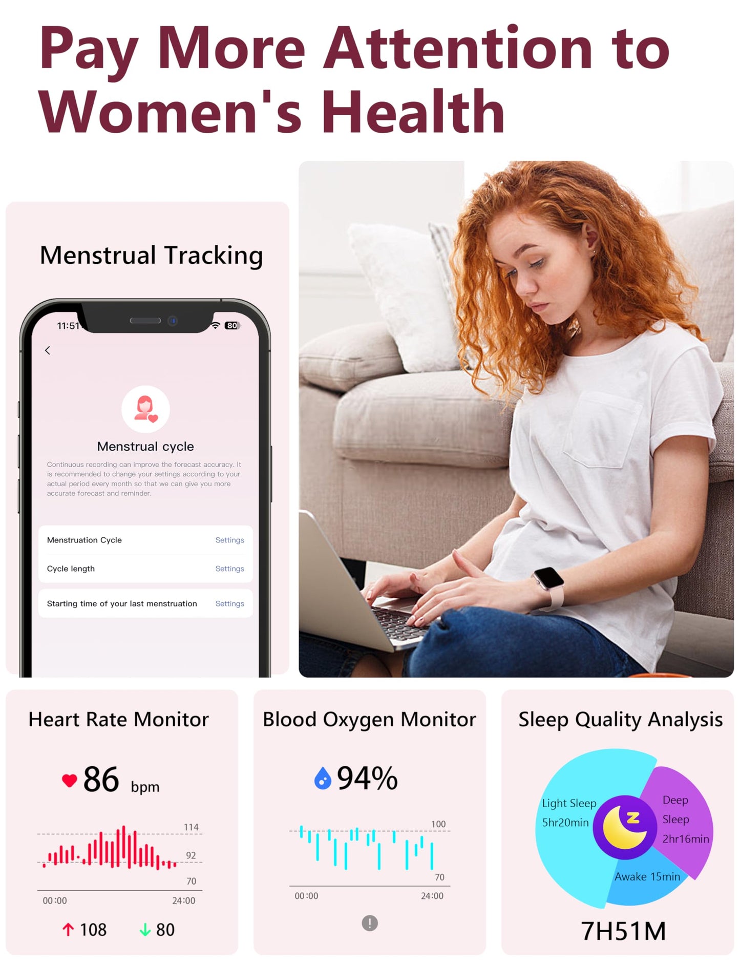 KALINCO Smart Watch, 1.83'' Smartwatch Women Men Answer Make Calls, Alexa Fitness Watch, IP68 Waterproof Fitness Tracker, Heart Rate/Sleep Monitor, 100+ Sports Pedometer Watch for Android & iOS Phone