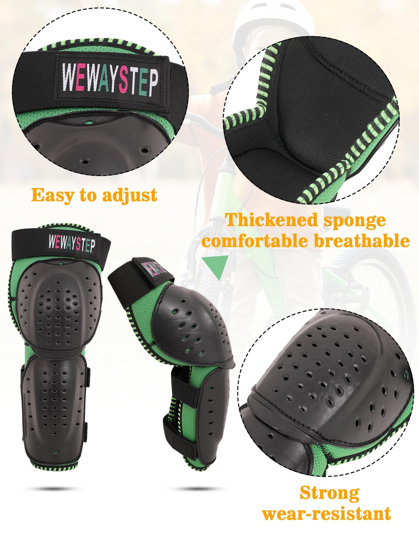 Kids Motorcycle Jacket Dirt Bike Gear,Motocross Spine Chest Protector Armor Suit with Knee Shin Guards Full Body Armor Jacket (US, Alpha, Medium, Regular, Green)