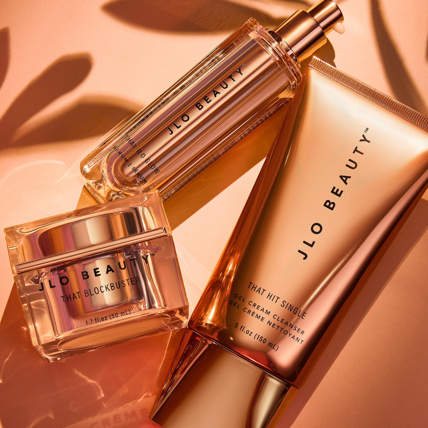 JLO BEAUTY That JLo Starter Kit | Includes Serum, Cleanser, and Cream, Gently Tightens, Clears, and Hydrates for Smooth, Radiant Skin