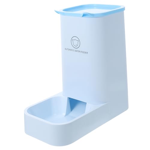 DRESSOOS 1pc Automatic Feeder Cat Dog Bowl Auto Feeder Food Dispenser Pet Water Feeder Automatic Feeding Container Dogs Cup Pets Pet Shop Pet Food Puppy Drinking Dispenser Pp Resin Blue