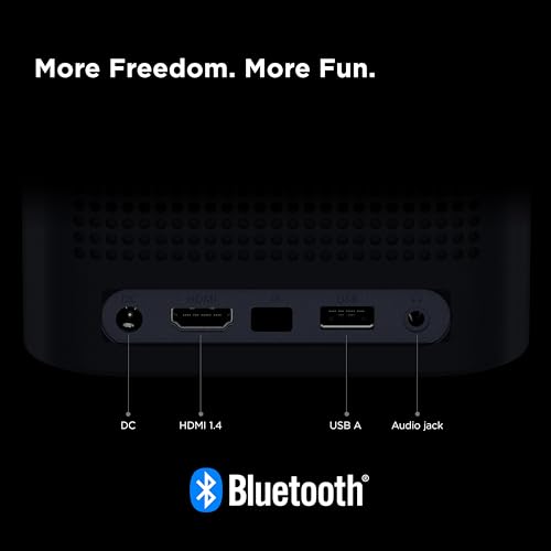 TCL A1 1080p FHD Smart Projector with Google TV and Netflix Certified, Outdoor/Indoor, WiFi/Bluetooth, 16W Audio, Dolby Digital Audio Processing, Game Mode, 120-Inch Screen