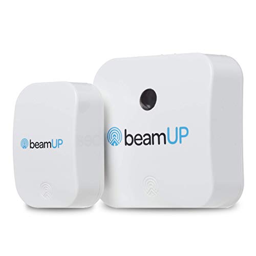 beamUP Sentry BU400 Smart Garage Door Opener, Heavy-Duty 3/4 Horsepower Equivalent DC Motor, Integrated Edge-to-Edge 3000-Lumen LED, with Beam Home App for Smart Garage Control, White