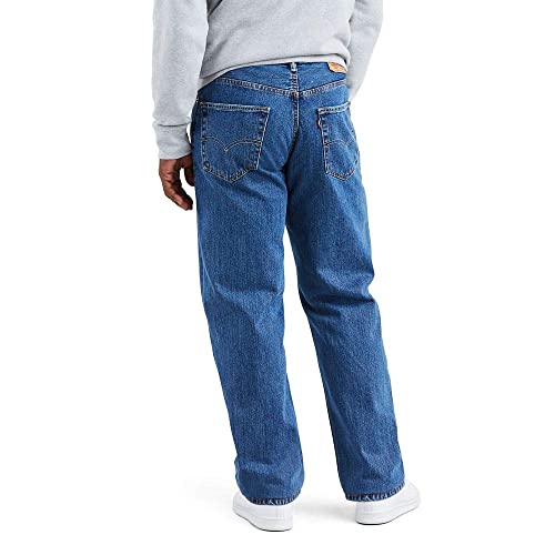 Levi's Men's 550 Relaxed Fit Jeans (Also Available in Big & Tall), Medium Stonewash, 32W x 38L