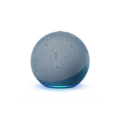 Amazon Echo (newest model), With premium sound, smart home hub, and Alexa, Twilight Blue