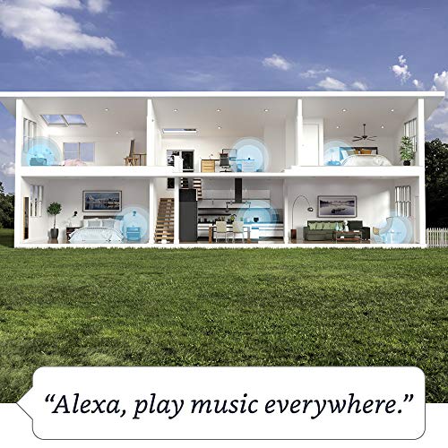 Amazon Echo (newest model), With premium sound, smart home hub, and Alexa, Twilight Blue