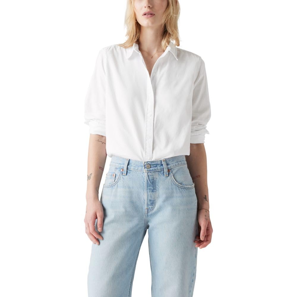 Levi's Women's Classic Button-Up Shirt, Bright White