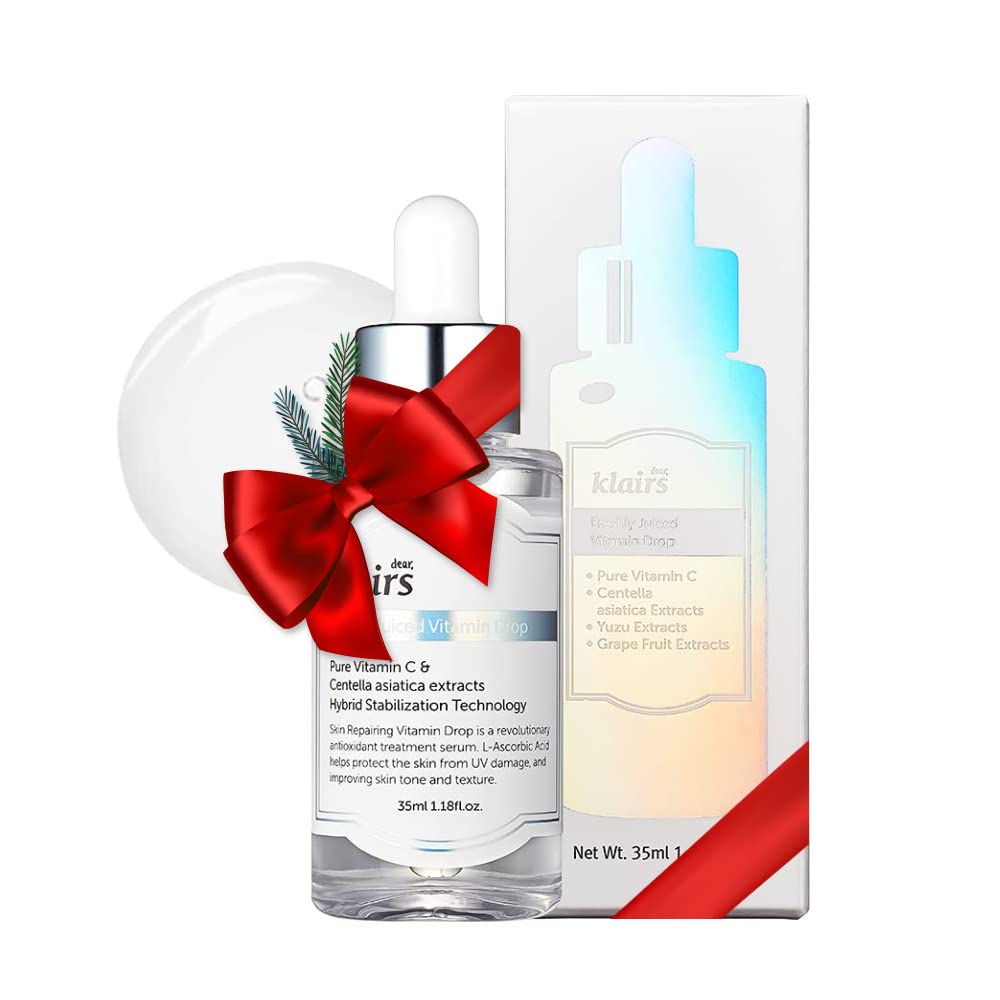 [DearKlairs] Freshly Juiced Vitamin Drop, 5% Hypoallergenic pure vitamin C serum, 35ml, 1.18oz | a potent skin rejuvenator, l ascorbic acid , antioxidant serum for face, korean skincare