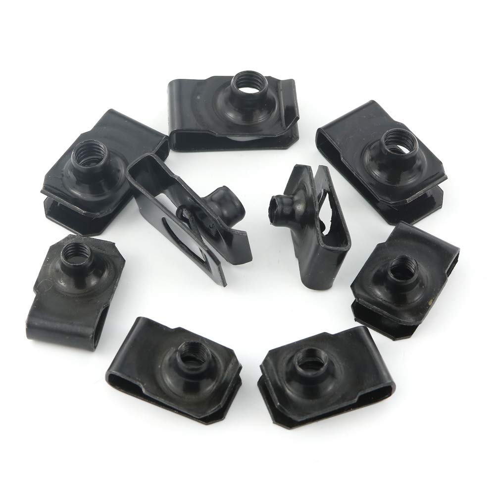 Xitomer Full Sets Fairing Bolts Kits, Fit for YZF-R6 2006 2007, Mounting Kits Washers Nuts Fastenings Clips Grommets (Matte Black)