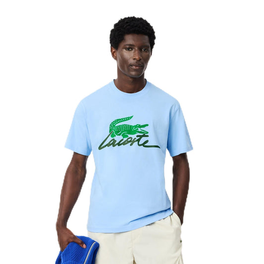 Lacoste Mens Classic Fit Cotton Jersey T-Shirt, Overview, 4