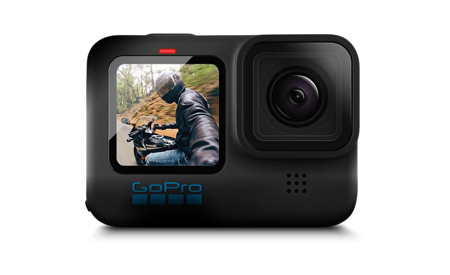 GoPro HERO10 Black - Waterproof Action Camera with Front LCD and Touch Rear Screens, 5.3K60 Ultra HD Video, 23MP Photos, 1080p Live Streaming, Webcam, Stabilization (Renewed)