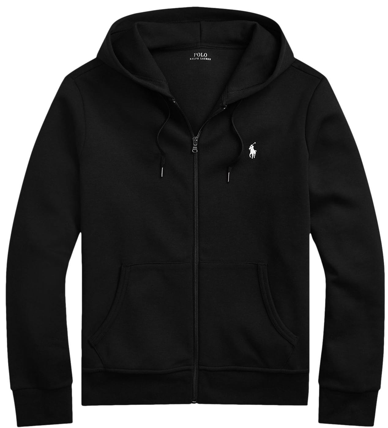 POLO RALPH LAUREN Double Knit Tech Fleece Hoodie - L - Black